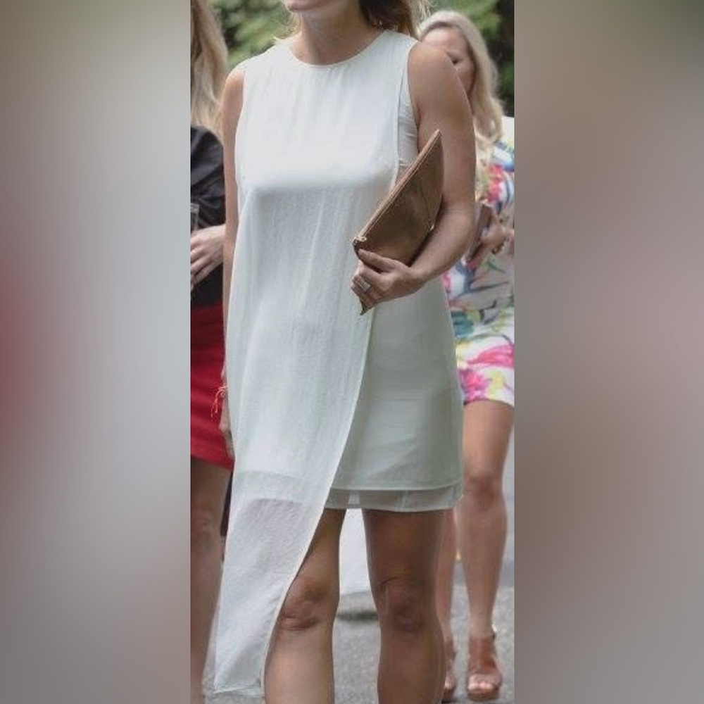 OAK + FORT Mint Green Flowy Dress